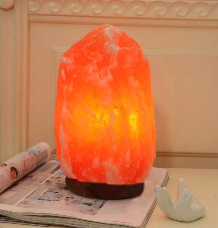 Natural Himalayan Salt Lamp – Handcrafted Rock Crystal Night Light